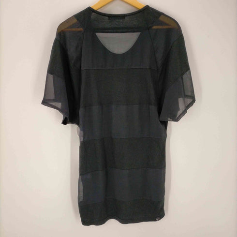 ヒステリックグラマー HYSTERIC GLAMOUR S/S フロントプリント バックシースルーTシャツ レディース FREE