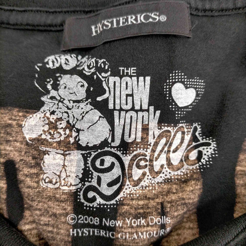 ヒステリックス HYSTERICS 七分丈デザインプリントTシャツ レディース FREE