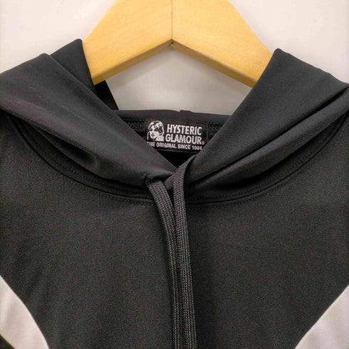 ヒステリックグラマー HYSTERIC GLAMOUR 袖ロゴ Vデザインプルオーバーパーカー メンズ