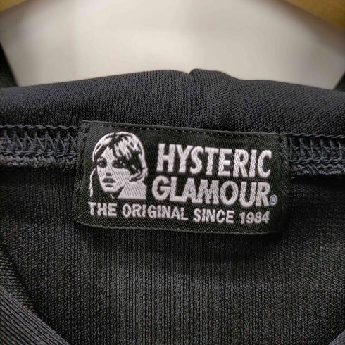 ヒステリックグラマー HYSTERIC GLAMOUR 袖ロゴ Vデザインプルオーバーパーカー メンズ