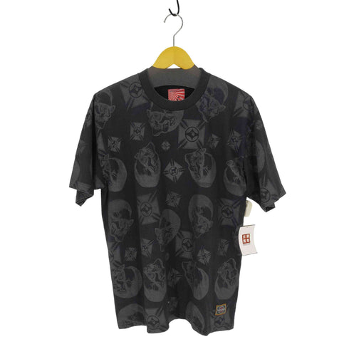GONZO SURF 総柄Tシャツ ドクロ アイアンクロス メンズ JPN:L