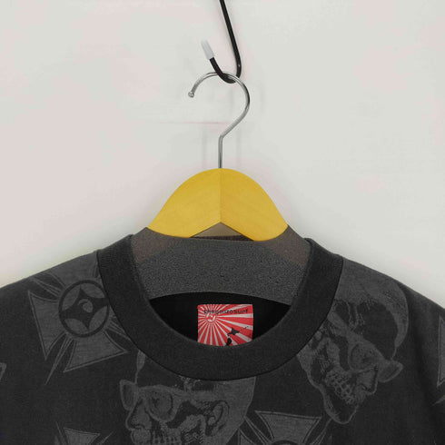 GONZO SURF 総柄Tシャツ ドクロ アイアンクロス メンズ JPN:L