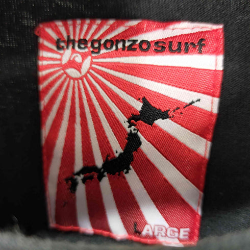 GONZO SURF 総柄Tシャツ ドクロ アイアンクロス メンズ JPN:L