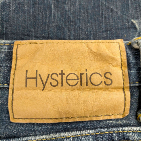 ヒステリックス HYSTERICS スタッズデザインローライズスリムデニムパンツ レディース JPN:M