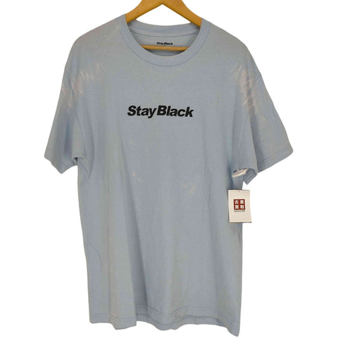 STAY BLACK 両面プリントS/S TEE メンズ JPN:L
