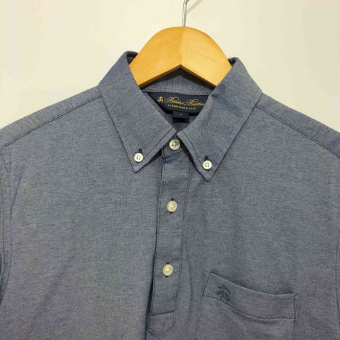 ブルックスブラザーズ BROOKS BROTHERS ロゴ刺繍 鹿の子半袖ポロシャツ メンズ JPN:S