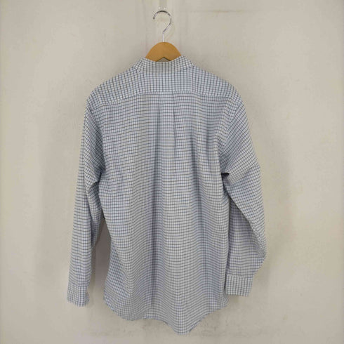エルエルビーン L.L.Bean 80s MADE IN USA コットンポリ 片ポケボタンダウンL/Sチェックシャツ メンズ 16 1/2 - 35