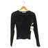 マウジー moussy FLOCKEY TULLE TOP フロッキーチュールトップス レディース FREE