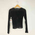 マウジー moussy FLOCKEY TULLE TOP フロッキーチュールトップス レディース FREE