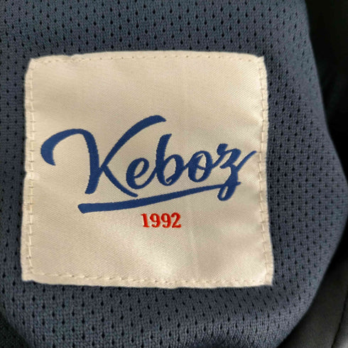 ケボズ KEboz 裏地メッシュロゴ刺繍ジップジャケット メンズ JPN:M