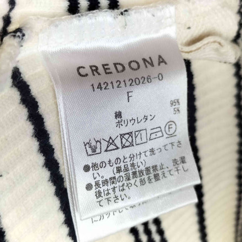 クレドナ CREDONA バックオープンL/S Tee レディース FREE