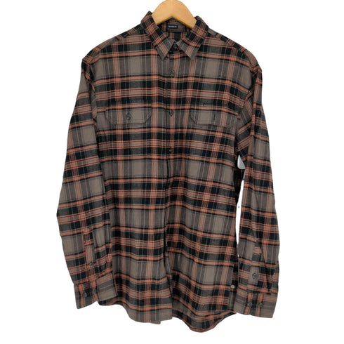 ディッキーズ Dickies RELAXED FIT 2P マドラスチェックL/S ネルシャツ メンズ JPN:S