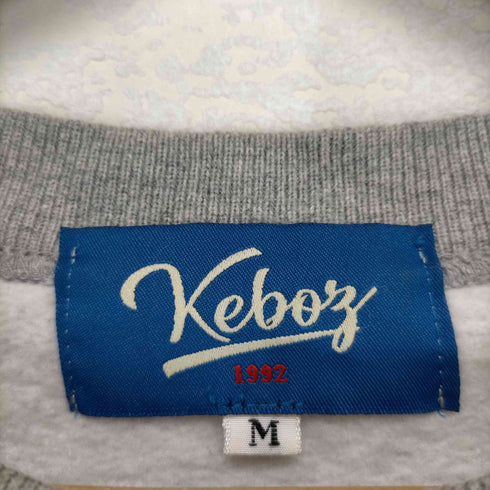 ケボズ KEboz ロゴ刺繍スウェット メンズ JPN:M