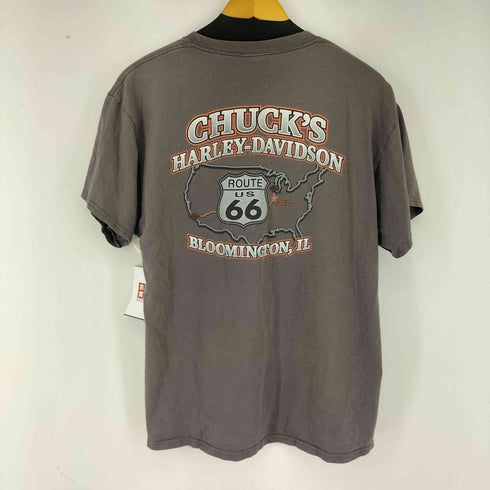 ハーレーダヴィットソン HARLEY DAVIDSON CHUCK'S プリントクルーネックTシャツ メンズ