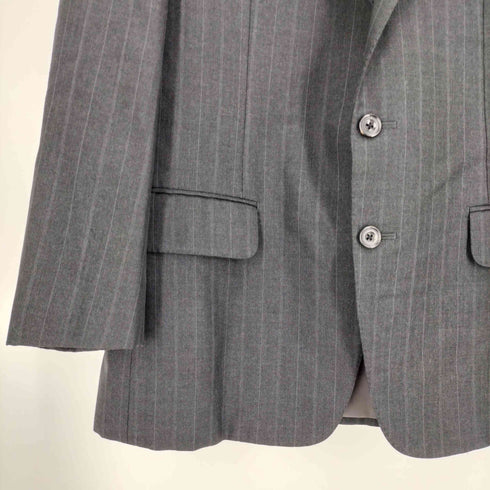 バーバリーズ BURBERRYS 80-90S NEW WOOL ストライプ 2B テーラードジャケット メンズ
