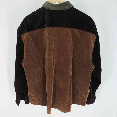 エクストララージ XLARGE 22AW PANELED CORDUROY L/S SHIRT メンズ import:L