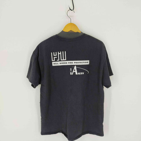 ヘインズ Hanes HILL AHERN FIRE PROTECTION 企業ロゴ バックプリントTシャツ メンズ import:XL