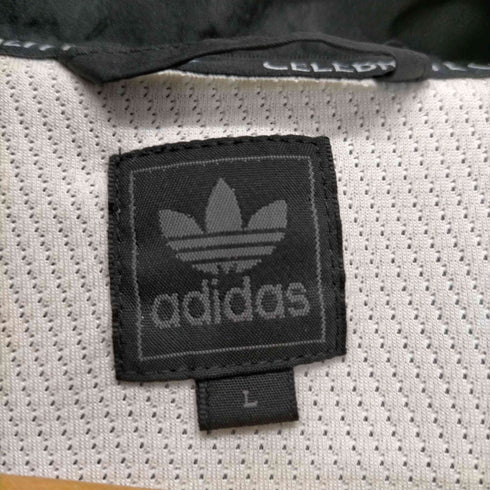 アディダス adidas 00s ドローリング付トレフォイル刺繍スタンドカラージャケット メンズ JPN:L