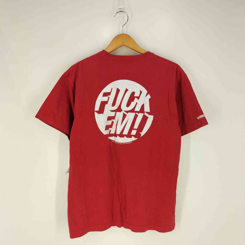 ネイバーフッド NEIGHBORHOOD FUCK EMプリント クルーネックTシャツ メンズ JPN:L