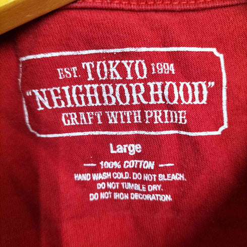 ネイバーフッド NEIGHBORHOOD FUCK EMプリント クルーネックTシャツ メンズ JPN:L