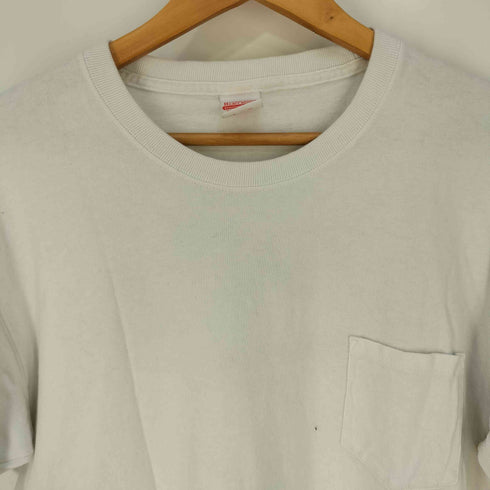 ユナイテッドアスレ UNITED ATHLE HEAVY WEIGHT cheat'ahプリント ポケットクルーネックTシャツ メンズ import:XL