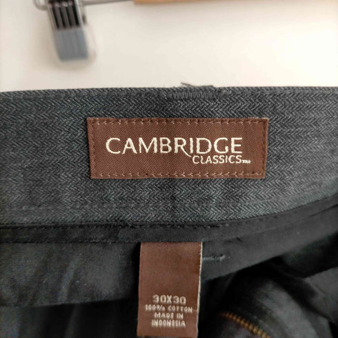 CAMBRIDGE CLASSICS 2タック スラックス メンズ 30