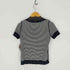 ラコステ LACOSTE ボーダーTシャツ ショルダーボタン レディース JPN:38