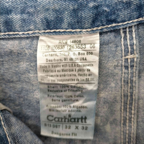 カーハート Carhartt MADE IN MEXICO ブリーチ加工ペインターデニム メンズ 32×32