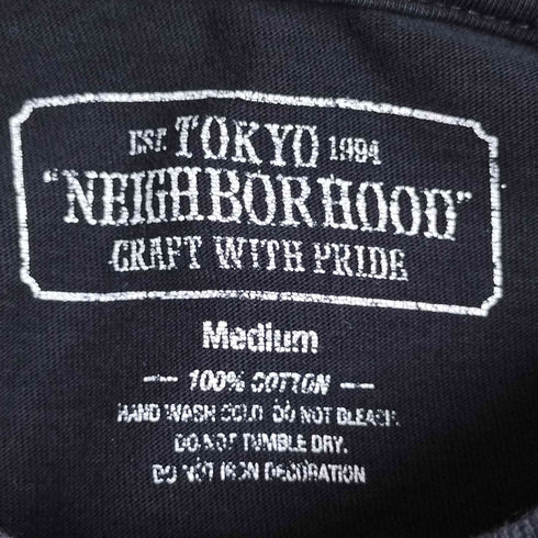 ネイバーフッド NEIGHBORHOOD 両面ロゴプリント クルーネックカットソー メンズ JPN:M