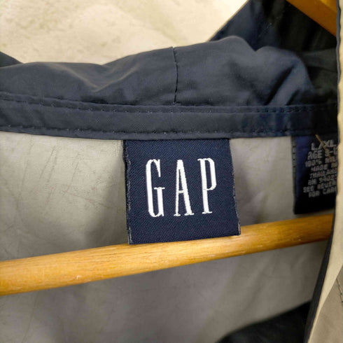 ギャップ Gap 90s OLD リフレクターライン バイカラーナイロンアノラックパーカー レディース L/XL