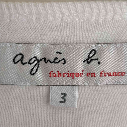 アニエスベー agnes b. J155 CARDIGAN コットンニットカーディガン レディース JPN:3