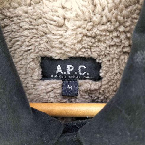 アーペーセー A.P.C. ルーマニア製 裏ボア コットンモールスキンジャケット メンズ import:M