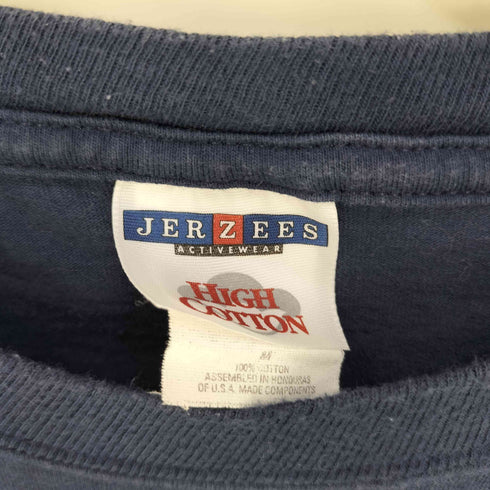 ジャージーズ JERZEES HIGH COTTON フロントプリント クルーネックTシャツ クラブTシャツ メンズ import:M