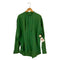 BAREFOOT HANK DYED-PURE COTTON ガーメントダイ バンドカラーL/Sシャツ メンズ import:L