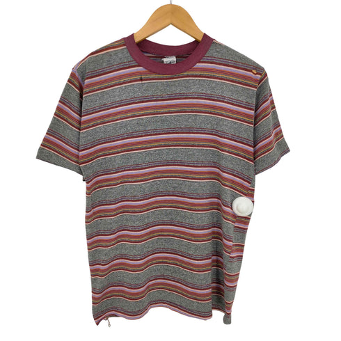 スポーツウエア Sportswear USA製 マルチボーダー Tシャツ メンズ import:L