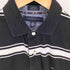 トミーヒルフィガー TOMMY HILFIGER Custom Fit Coupe Ajustee ロゴ刺繍 ボーダー S/S ポロ シャツ メンズ import:M