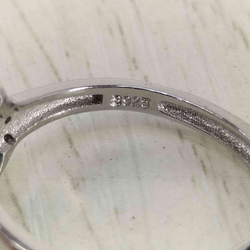 S925刻印 オニキス ストーンリング レディース 15号