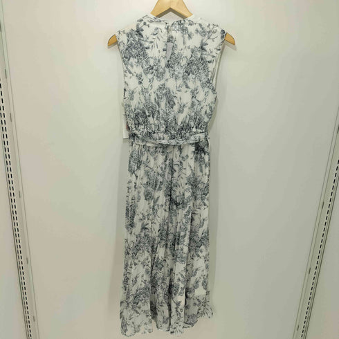 トッコクローゼット tocco closet 22SS ウエストりぼん付きフリル装飾トワルドジュイプリーツワンピース レディース JPN:M