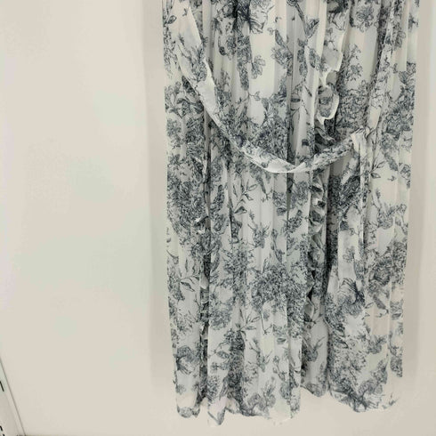 トッコクローゼット tocco closet 22SS ウエストりぼん付きフリル装飾トワルドジュイプリーツワンピース レディース JPN:M