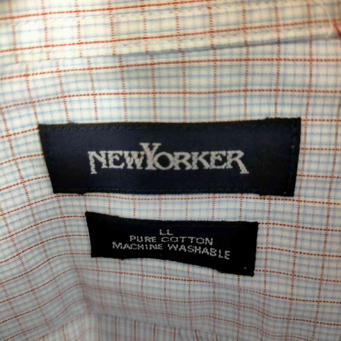 ニューヨーカー NEWYORKER ショートスリーブチェックシャツ メンズ JPN:XL