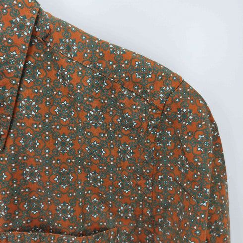 プリティーグリーン Pretty Green 総柄 ボタンダウンシャツ メンズ JPN:1