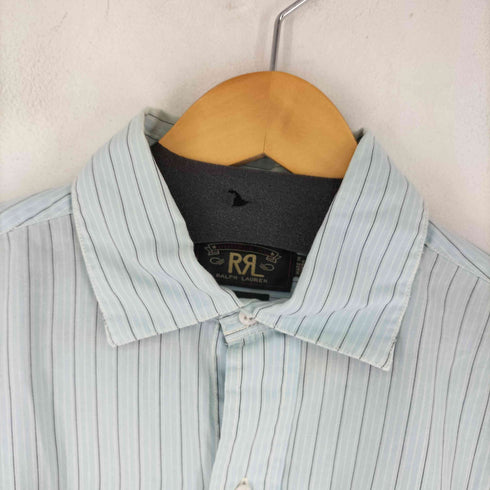 ダブルアールエルラルフローレン RRL RALPH LAUREN プルオーバー L/S ストライプシャツ メンズ import:M