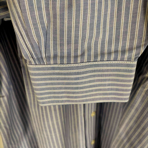 ブルックスブラザーズ BROOKS BROTHERS ノンアイロン スーピマコットンストライプボタンダウンシャツ メンズ 17-32