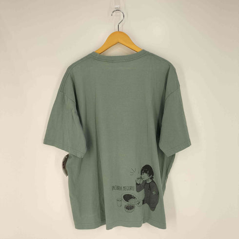 両面プリント クルーネックTシャツ アニメTシャツ メンズ LL