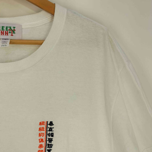 GREEN BUNNY バックプリント クルーネックTシャツ メンズ JPN:L