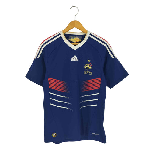 アディダス adidas フランス 2010 ホーム半袖ジャージー ユニフォーム ゲームシャツ メンズ