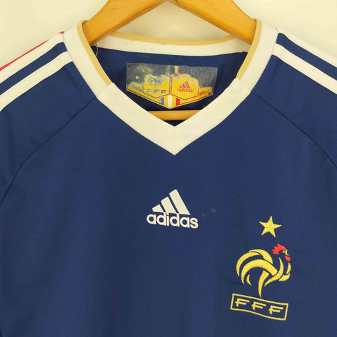 アディダス adidas フランス 2010 ホーム半袖ジャージー ユニフォーム ゲームシャツ メンズ