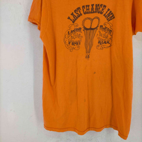 USA製 LAST CHANCE INN シングルステッチ クルーネックTシャツ メンズ import:XL