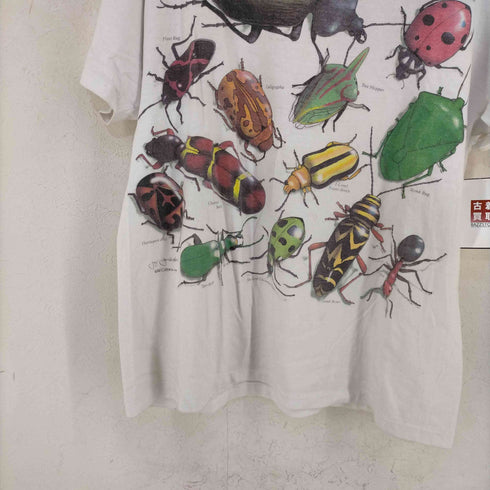 ヘインズ Hanes 90s @1994コピーライト Wild Cotton 両面虫プリントTシャツ Butterfly Box Enterprises メンズ import:L
