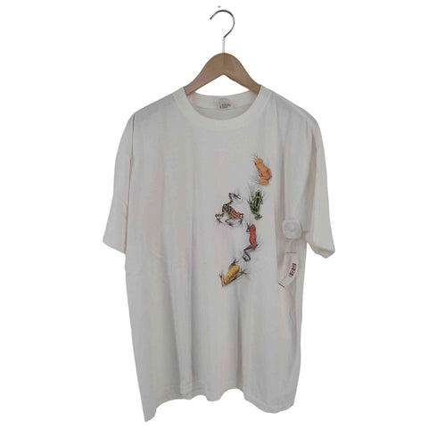 アンビル Anvil Human-i-Tees フロッグプリント クルーネックTシャツ メンズ import:L